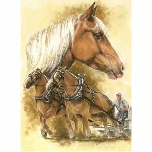 New Hot Sale Decorating Horse Picture Full Drill - 5D Diy