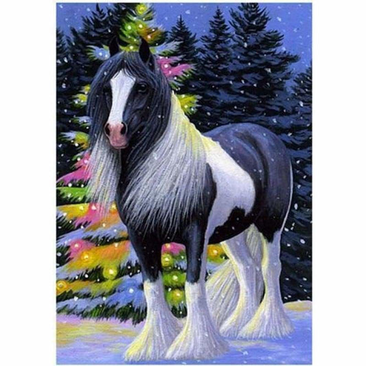 New Hot Sale Embroidery Animal Horse Full Drill - 5D Diy
