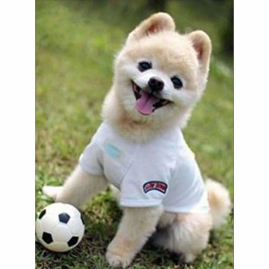 New Hot Sale Embroidery Cute Dog Full Drill - 5D Diamond