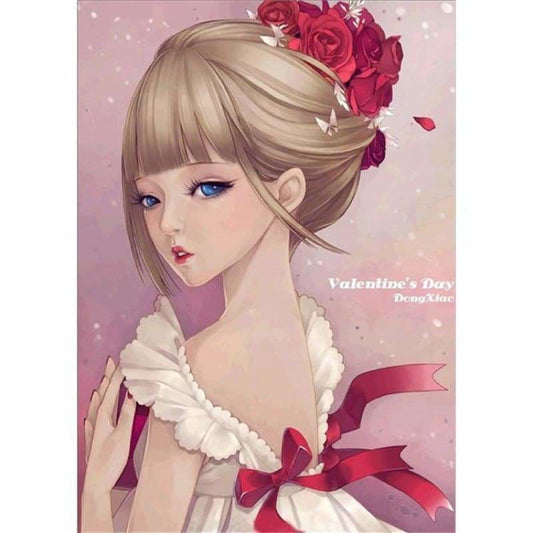 New Hot Sale Girl Picture Wall Decor Diy Diamond Painting