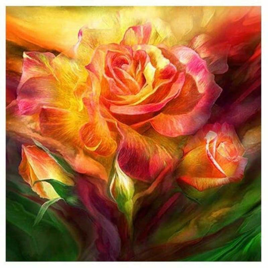 New Hot Sale Rhinestone Flower Full Drill - 5D Diy Diamond