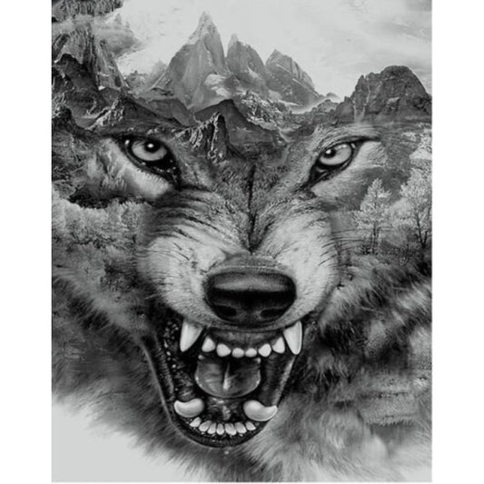 New Hot Sale Stitch Kit Ferocious Full Drill - 5D Diy