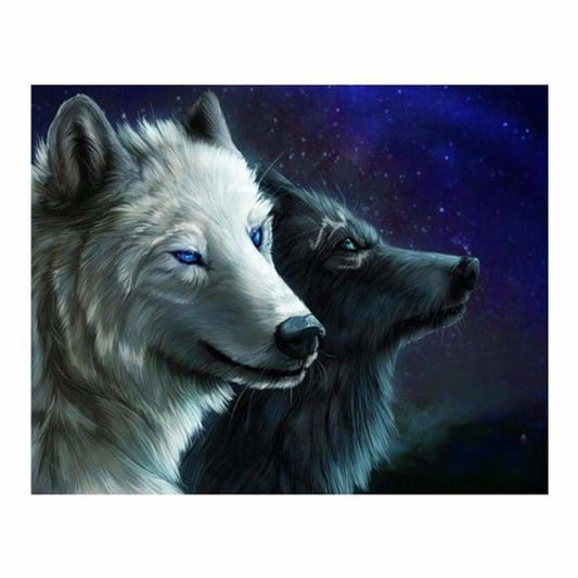 New Hot Sale Wolf Full Drill - 5D Diy Diamond Painting Kits