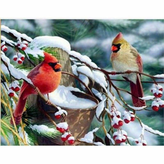 New Snow Bird Bling Bling Art Diamond Painting Kits VM8562 -