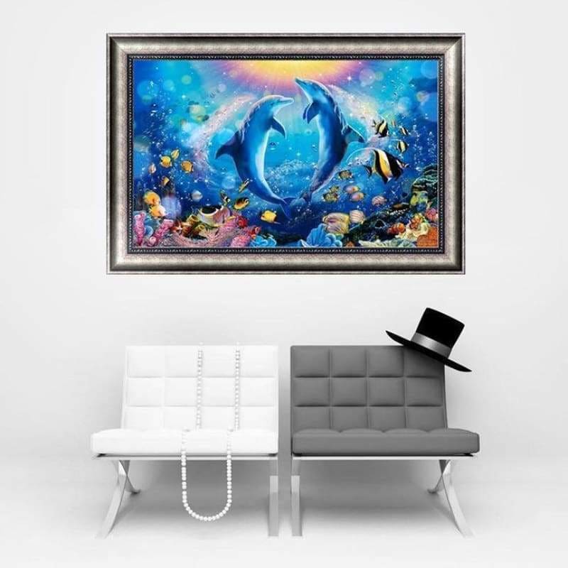 New Special Dolphin Full Drill - 5D Diy Diamond Painting 