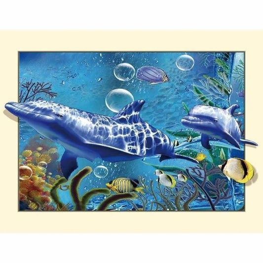 New Special Dolphin Full Drill - 5D Diy Diamond Painting