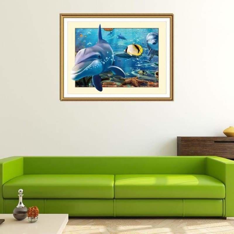 New Special Dolphin Full Drill - 5D Diy Diamond Painting 