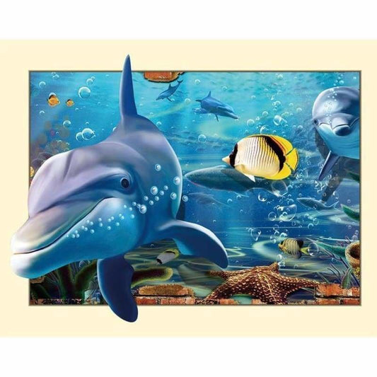 New Special Dolphin Full Drill - 5D Diy Diamond Painting
