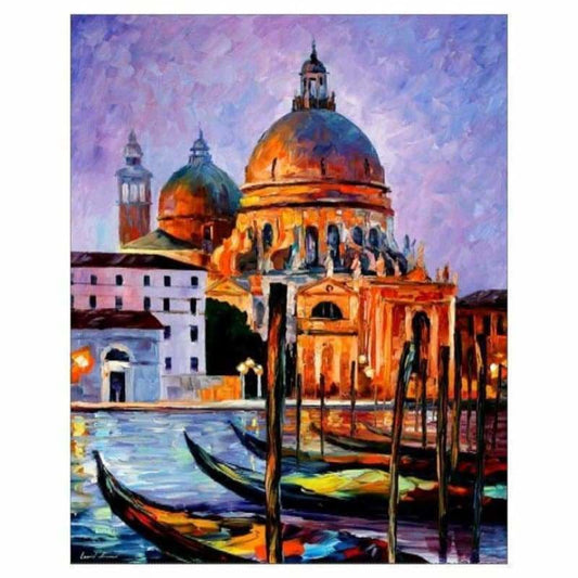 Oil Painting Style Castle Full Drill - 5D Diy Diamond