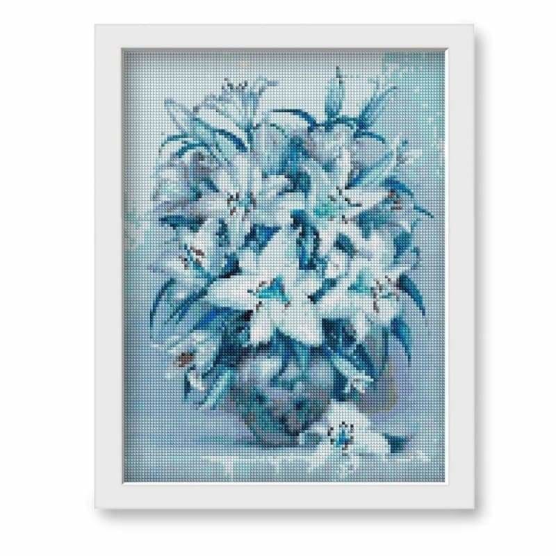 Oil Painting Style Flower Decor Full Drill - 5D Diy Diamond 