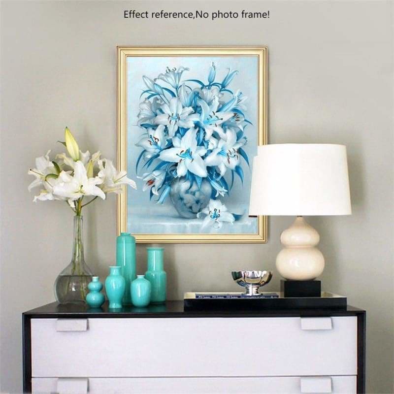 Oil Painting Style Flower Decor Full Drill - 5D Diy Diamond 