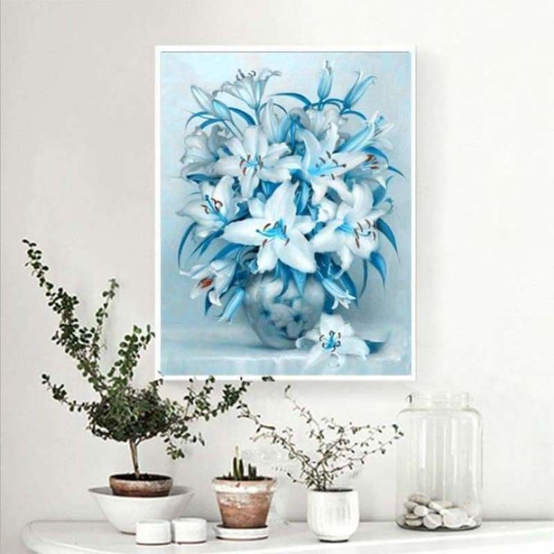 Oil Painting Style Flower Decor Full Drill - 5D Diy Diamond 