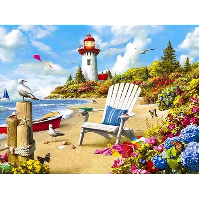 Full Drill - 5D Diamond Painting Kits Summer Beach life - NEEDLEWORK KITS