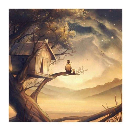 Full Drill - 5D Diamond Painting Kits Fantasy Cartoon Style Landscape - NEEDLEWORK KITS