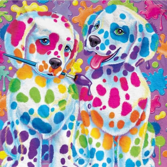 Rainbow Puppies - Full Drill Diamond Painting - Special