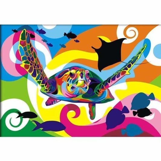 Rhinestone Cross Stitch Sea Turtle Full Drill - 5D DIY