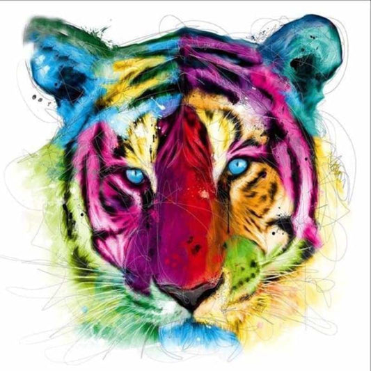 Special Animal Tiger Picture Full Drill - 5D Diy Diamond